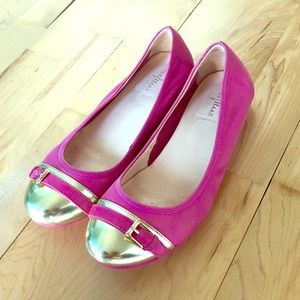 Cole Haan pink & gold ballet flats! 💝